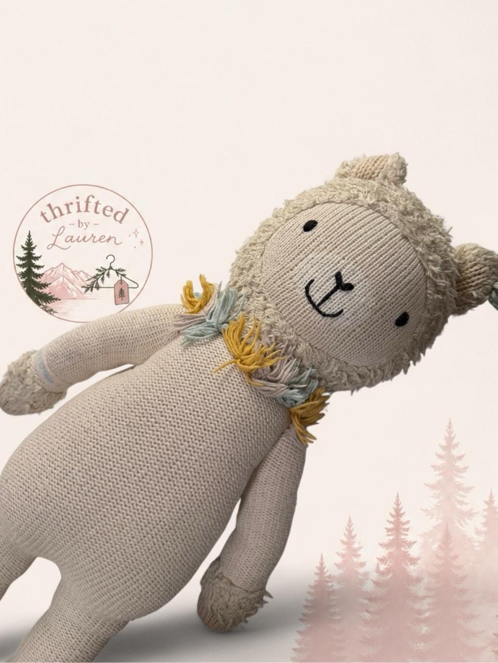 Cuddle + Kind Lucas the Llama 🦙 Hand Knit Stuffed Animal